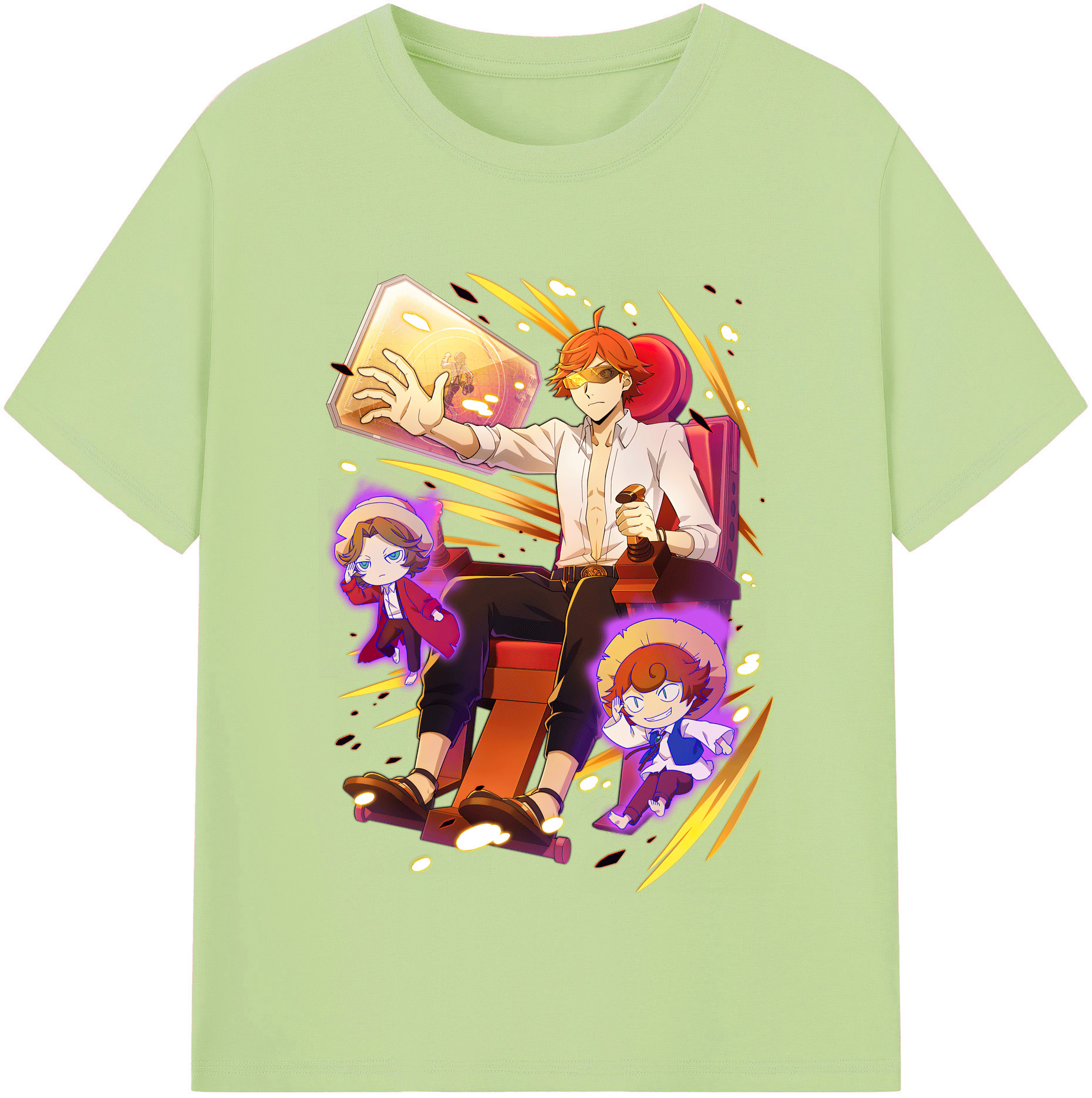 （画像用） 文豪ストレイドッグス Bungo Stray Dogs 綿100％半袖Tシャツ（フロントプリント）